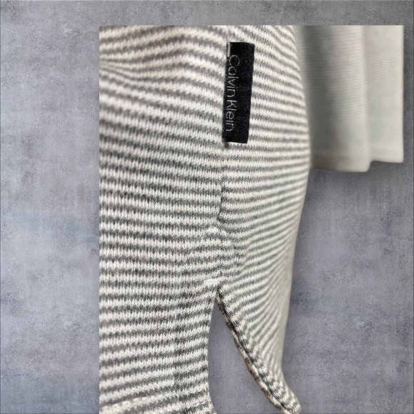 Calvin Klein liquid touch cotton,gray&white stripe cooling performance poloSZ-XL - Picture 7 of 9